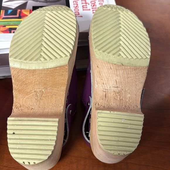 Torpatoffeln Swedish Clogs purple - Picture 8 of 10